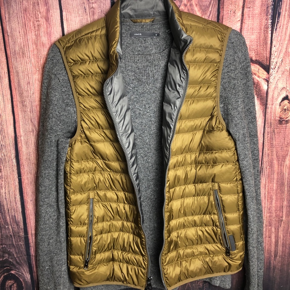 Vince wool gray sweater size m